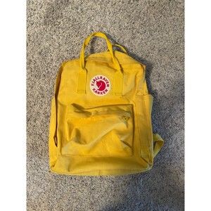 Fjallraven Kanken Yellow Classic Backpack